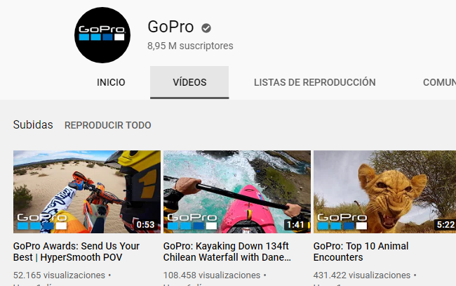 GoPro inbound marketing videomarketing